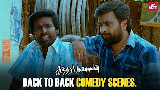 Sundarapandian  Back to Back Comedy Scenes  Sasikumar  Soori  Lakshmi Menon  Sun NXT [upl. by Assilla]