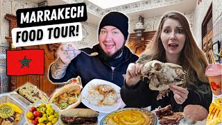 10 AMAZING Moroccan STREET FOODS you MUST try in MARRAKECH 🇲🇦  DIY Food tour [upl. by Rush]