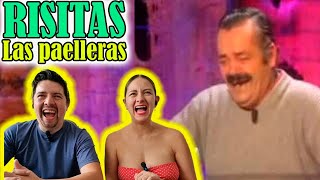 Humor ESPAÑOL  Reacción a Risitas  Las paelleras  Nos dio ATAQUE de RISA [upl. by Adyl]