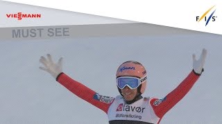 Stefan Krafts new World Record  2535  Vikersund  Ski Jumping  201617 [upl. by Kudva793]