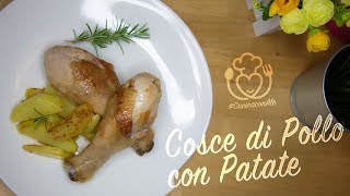 Cosce di Pollo e Patate in Padella Come Farle in Poco Tempo [upl. by Vary]