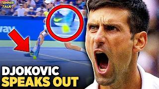 Djokovic Speaks Out on Umpire Mistake at Cincinnati 2024  Tennis News [upl. by Buck205]