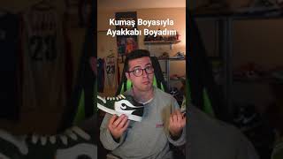 Kumaş Boyasıyla Ayakkabı Boyadım [upl. by Aysa227]