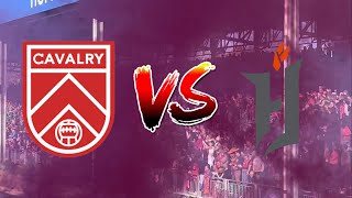 Cavalry FC vs Forge FC Match Vlog Canadian Premier League Preliminary Final [upl. by Lesak]