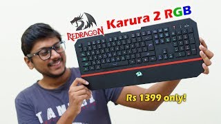 Awesome RGB Gaming Keyboard on Budget Redragon Karura 2 RGB Review [upl. by Padget]