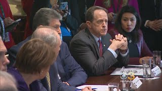 Trump Tells Senator Toomey Other Lawmakers Youre Afraid Of The NRA [upl. by Ettigirb549]