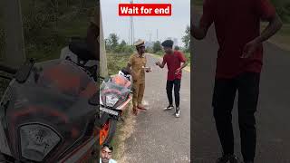 Police bla chalan karena ka nya tarika comedy funny automobile autodriver roadviolations [upl. by Erdman]