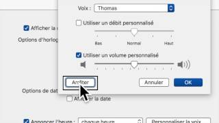 Tuto Transformer Votre Mac En Horloge Parlante Réglage Heure Et Date [upl. by Shayna]