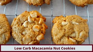 LowCarbSugar Free White Chocolate Macadamia Nut Cookies [upl. by Attey356]