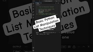 Basic Python List Manipulation Techniques [upl. by Haela158]