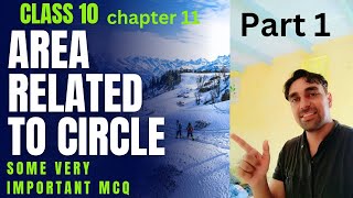 important MCQ from area related to circles class 10 chapter 11 [upl. by Hsemin]