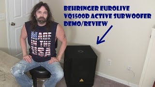 Behringer Sub ReviewDemo [upl. by Rahman447]