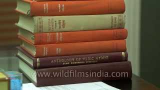 Hindu holy books Rig Sama Atharva and Yajur Vedas [upl. by Arivle]