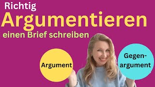 Richtig argumentieren schriftlich argumentieren [upl. by Edahsalof379]