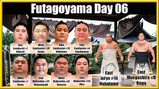 Grand Sumo Day 06 Futagoyama Nov2024 Kikuchi Keiga Nobehara Kotakiyama Soma Wakamiyabi Denuma Mita [upl. by Asyram]