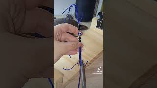 Bracelets Evil Eye 🧿 Résistant à leau💧bracelet evileye protection macrame faitmain diy tuto [upl. by Haimarej]