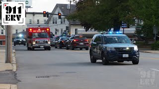 Nashua Police x2 and AMR Responding [upl. by Atsirk]