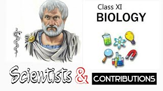 scientists and their contributions of class11 biology  important for neet [upl. by Nealah]