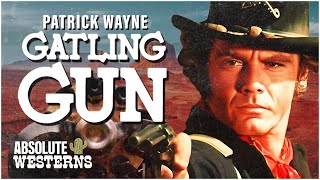 Classic 1970s Western Movie I The Gatling Gun 1971 I Full Color Movie [upl. by Cannice]