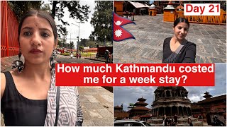 Nepal Solo trip day 21  How much KTM costed me for a week stay [upl. by Fogarty75]