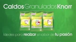 Caldos Granulados Knorr  Pensados para Chefs [upl. by Vona978]