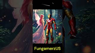 Imagine an anime fairy in a forest surrounded by fireflies spiderman ironman forest animation [upl. by Neelya]