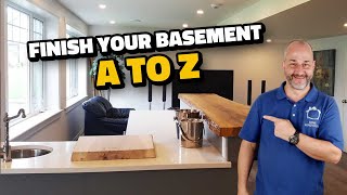 DIY  How To Renovate an Unfinished Basement  A To Z [upl. by Shulock396]