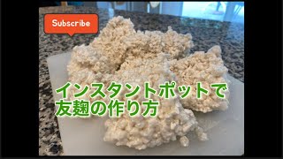 インスタントポットで友麹の作り方。米麹で麹を増やす方法。Homemade Koji in USA koji 麹 インスタントポット [upl. by Riddle48]