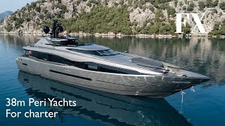 FX  38m Peri Yachts for charter [upl. by Zednanref651]