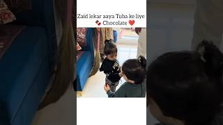 Zaid ne di tuba ko chocolate 🍫 armaanmalik zaidmalik malikvlogs malikkids [upl. by Pappano512]