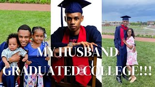 VLOG  MY HUSBANDS GRADUATION [upl. by Ymmot]