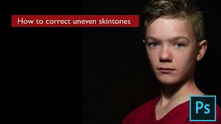 How to correct uneven skin tones using Photoshop [upl. by Aeneg]