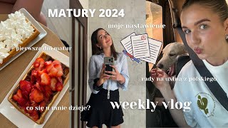 MATURY WEEKLY VLOG  pierwsze dni matur  jak mi poszło  ustne  moje odczucia [upl. by Libb]