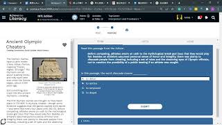 Ancient Olympic Cheaters Achieve 3000 answer key [upl. by Lolly]