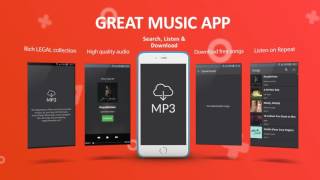 Free Music Downloader App for Android mobile phone and tablet [upl. by Mloc]