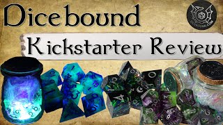 Dicebound Handmade Sharp Edge Dice  Kickstarter Review [upl. by Atinit]