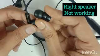 Boat Rockerz 235 pro One side not working repairBluetooth earphone repairboat earphone repair [upl. by Miltie214]