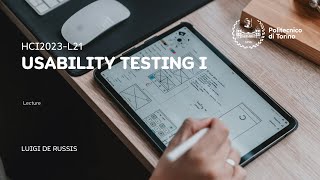 HCI2023L21 Usability Testing part I [upl. by Abelard483]