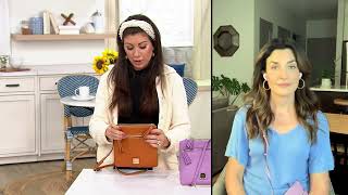 Dooney amp Bourke Saffiano Double Zip Tassel Crossbody on QVC [upl. by Uis]