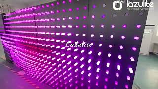 Kinetic DMX LED Tubes  RGB Programmable Tubes wall  Motion Reactive option [upl. by Arualana]