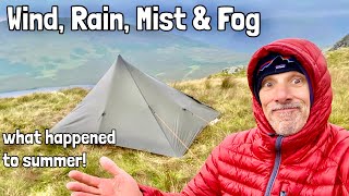 Solo “Summer” Wild Camping in the Lake District Mountains [upl. by Ayinat]