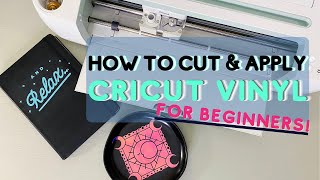 How To Cut amp Apply Cricut Vinyl For Beginners  Cricut Maker [upl. by Ettennyl528]