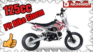 Unboxing Pit Bike 125cc Nitro Motors 125ccm Exhaust Auspuff Sound [upl. by Lindahl]