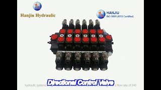 hssd8dc 6 spool solenoid directional hydraulic control valve fit for agriculture tractor and constru [upl. by Had]