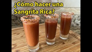 Como hacer una SANGRITA Rica y Fácil [upl. by Etakyram]