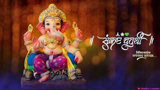 Sankashti chaturthi status 2022  Ganpati Bappa Status  Sankashti chaturthi status [upl. by Lydon]