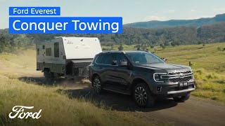 How Ford Everest helps you conquer towing with 35 tonne capability [upl. by Inaffyt]