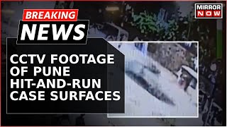 Watch  Pune HitAndRun CCTV Footage Emerges Showing Horrible Accident  Breaking News [upl. by Ttenaej]