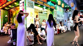 Ho Chi Minh City Night Tour 2024  Nightlife in Vietnam Saigon [upl. by Ycrem]