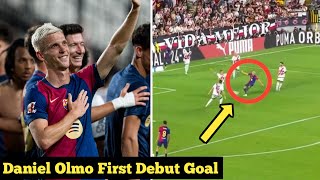 Olmo Goal Vs Vallecano  Olmo Debut Goal Vs Vallecano  Barcelona Vs Vallecano Highlights [upl. by Olivann654]